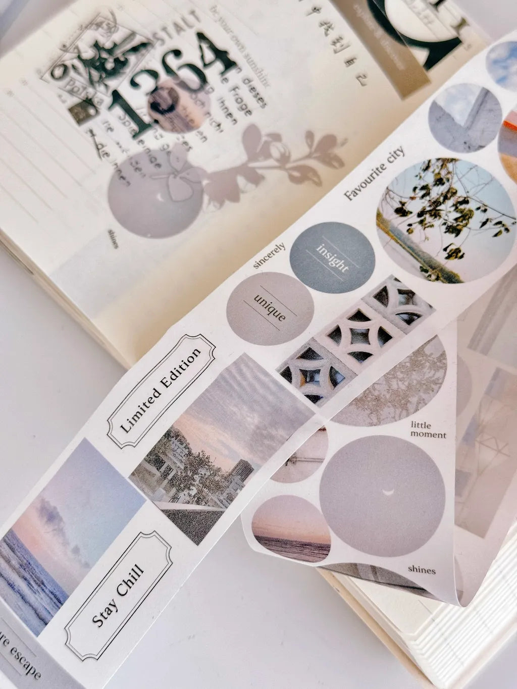 TOP Studio - Favorite City | 5cm Kiss-cut Washi Sticker Tape | Release Paper