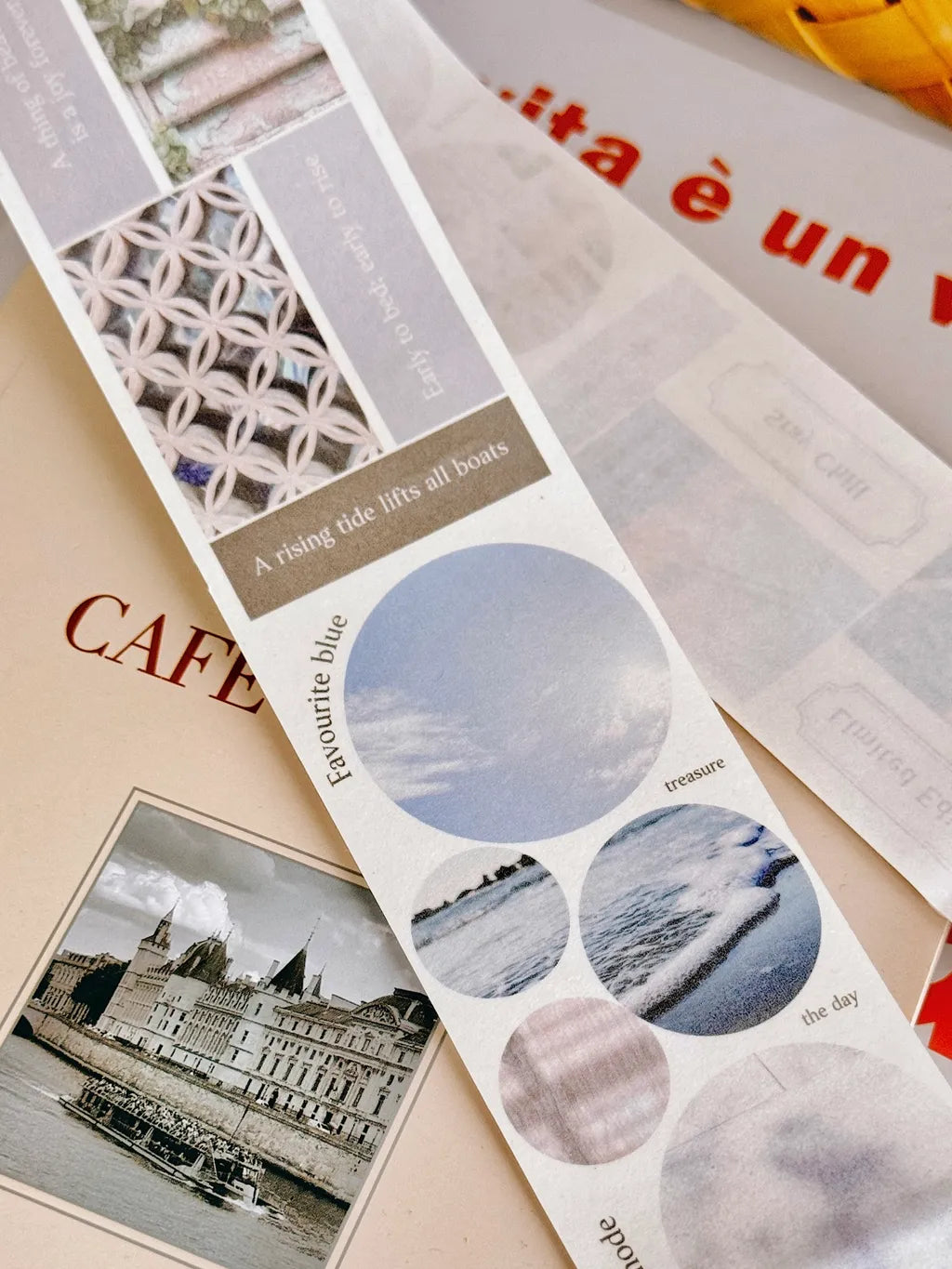 TOP Studio - Favorite City | 5cm Kiss-cut Washi Sticker Tape | Release Paper
