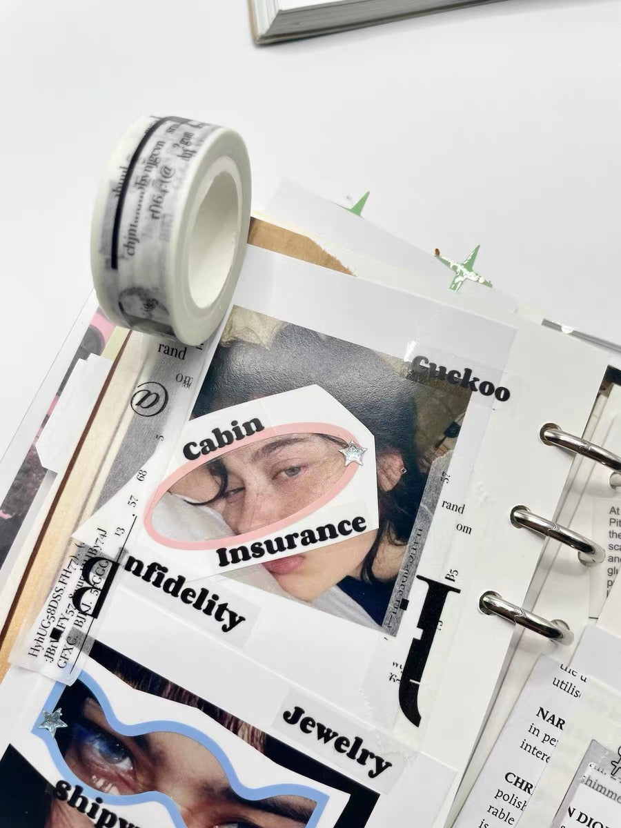 Christian - XXX | Washi Tape | Basic | NO Release Paper