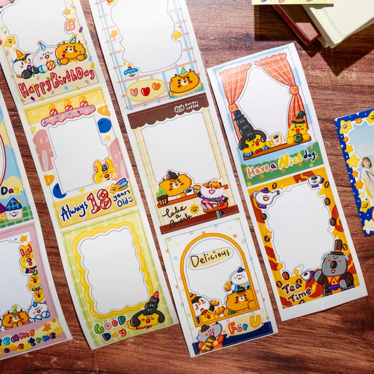NEW! Bulan's Studio - Photo Frame | Kiss-cut | Synthetic Paper | 6.5cm Tape | Release Paper | 5M