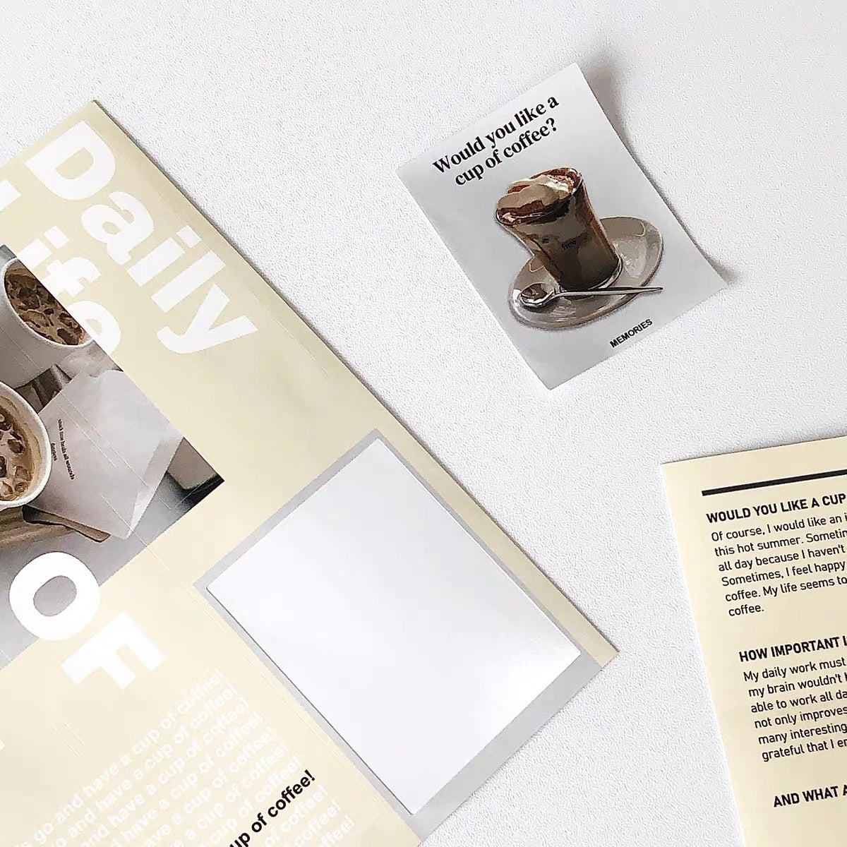 Archive Studio - Coffee Lover | 14pcs Deco Pack | Ephemera Paper | Sticker