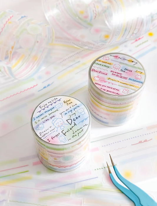 NEW! Molinta - Sea Salt | 4.5cm Kiss-cut PET Tape | Release Paper | 3M