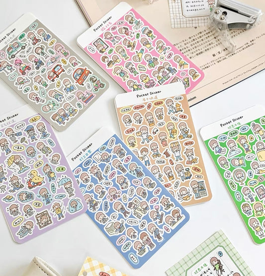 NEW! Molinta - Pocket Sticker II | Mini Size | PVC Die Cut Sticker