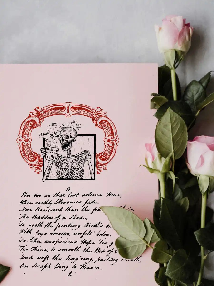 In1 Studio - Halloween Coffee | Rubber Stamp