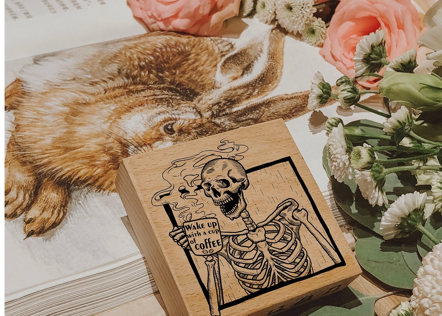 In1 Studio - Halloween Coffee | Rubber Stamp