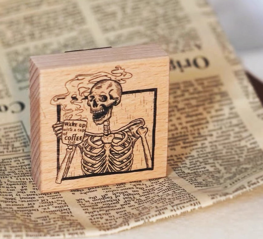 In1 Studio - Halloween Coffee | Rubber Stamp