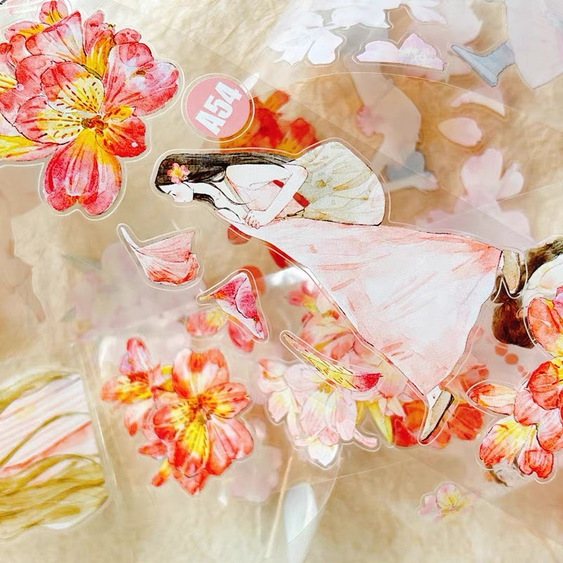NEW! DingDing - A54 Pink | Kiss-cut | 5cm PET Tape | Release Paper | 5M