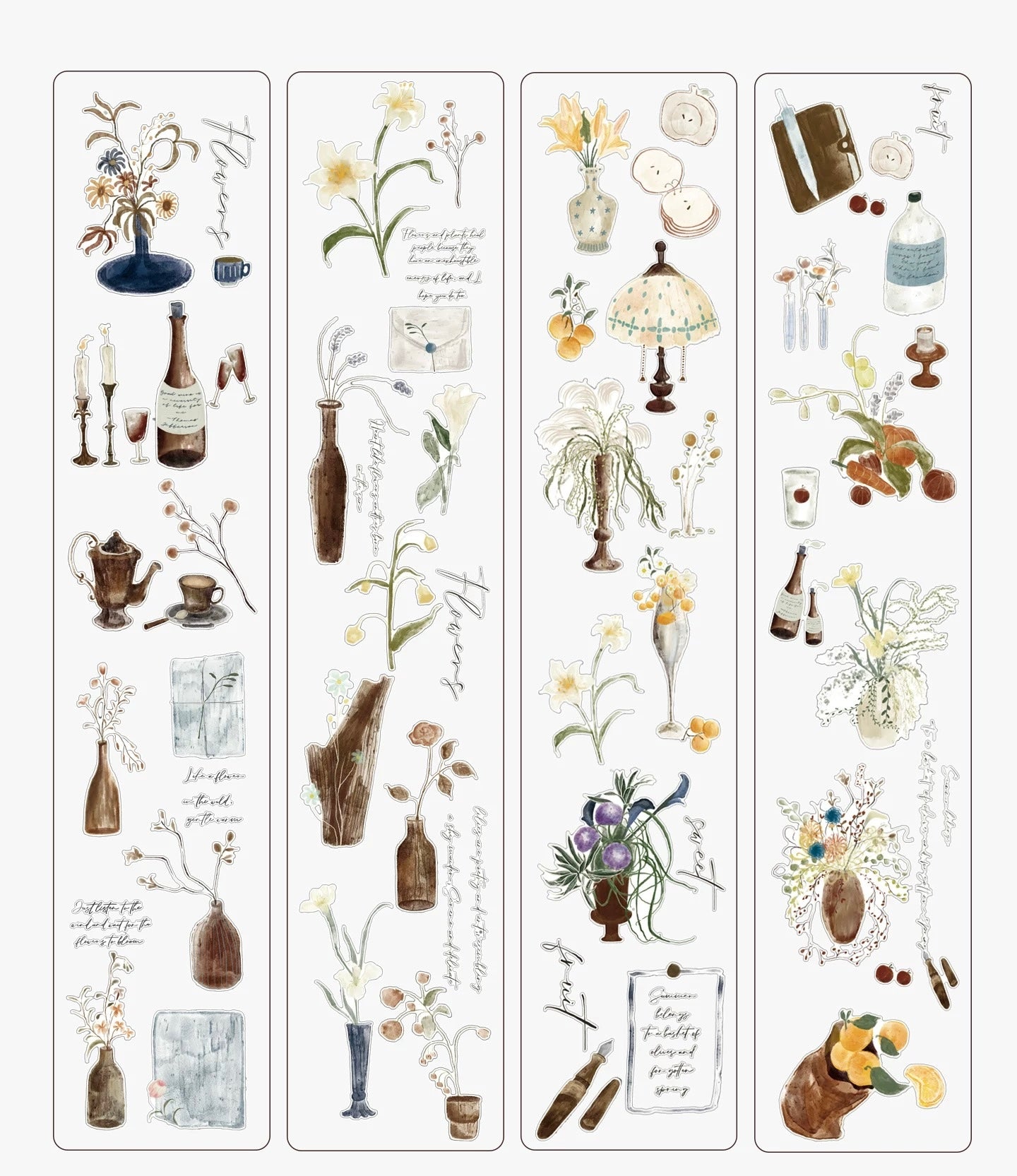 NEW! A Little Studio - Whispers of Wind | Kiss-cut | 5cm Washi Tape | Release Paper | 5M