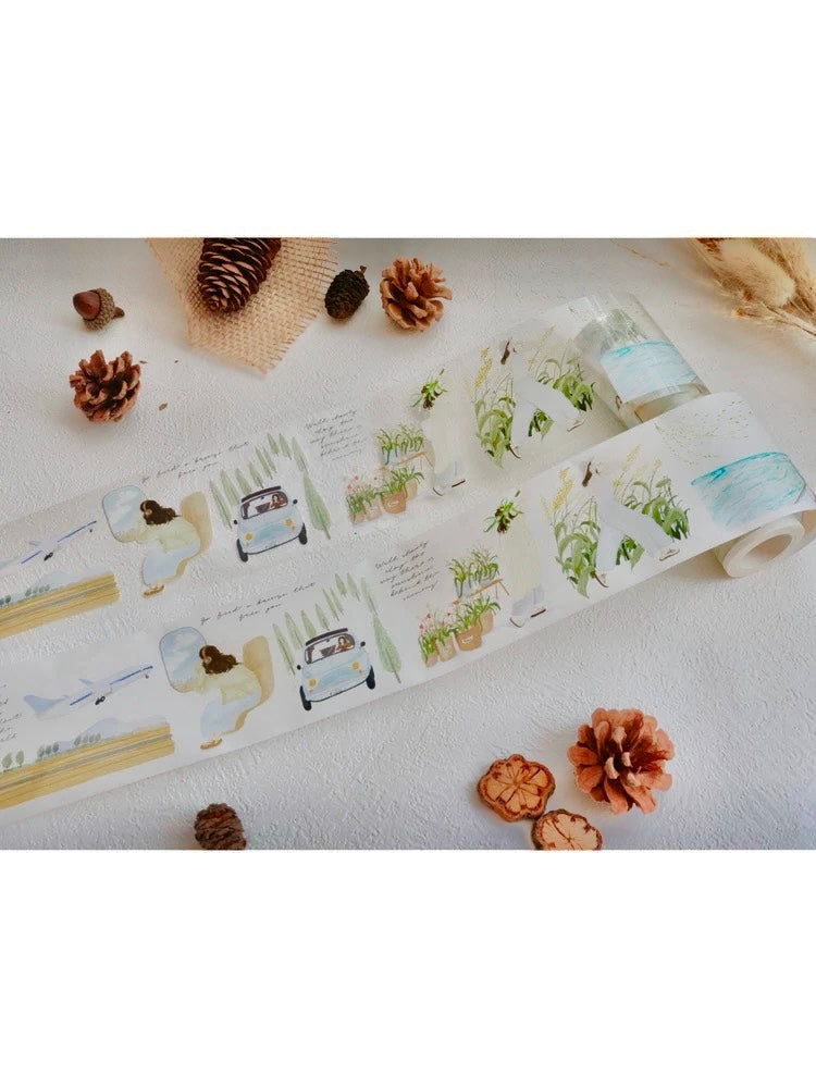 NEW! A Little Studio - Go on a trip | 7cm Tape | Release Paper | 5M