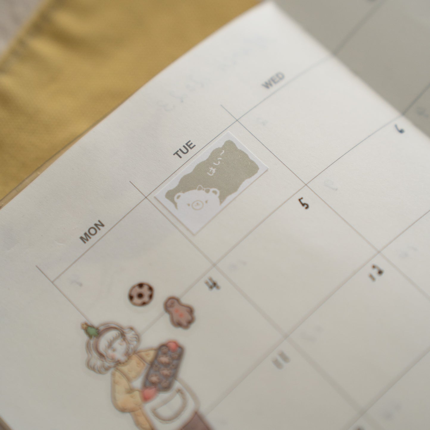 NEW! Sho Littlehappiness - Kuma | Label Sticker Tape