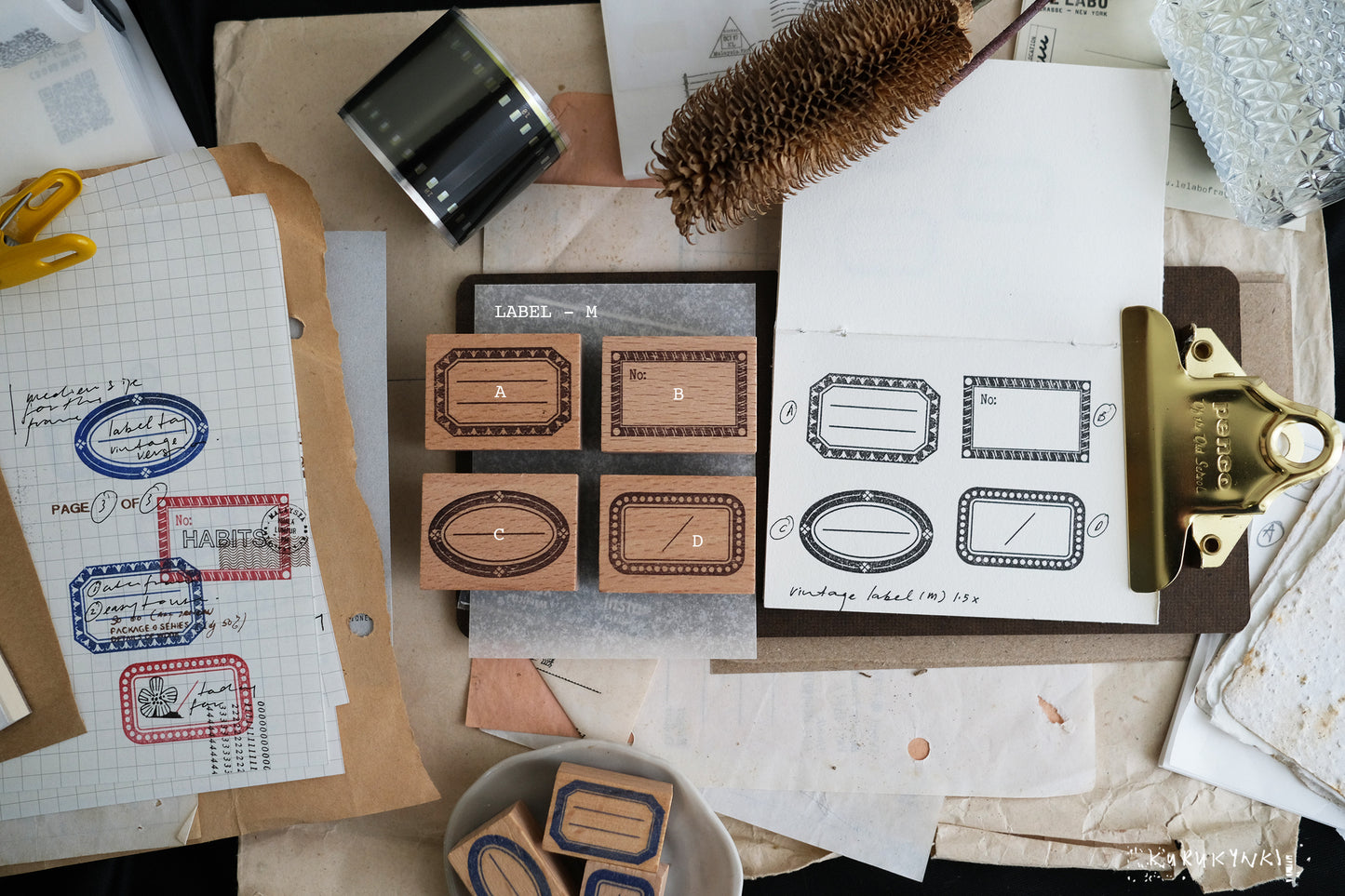 Kurukynki - Label | Rubber Stamp