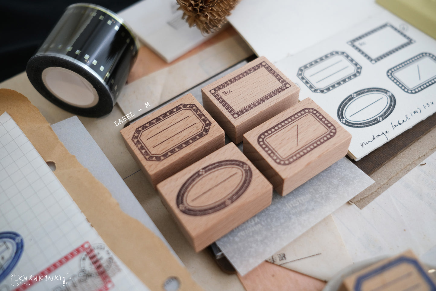 Kurukynki - Label | Rubber Stamp