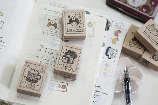 NEW! Black Milk Project - Postal Stamp | Rubber Stamps