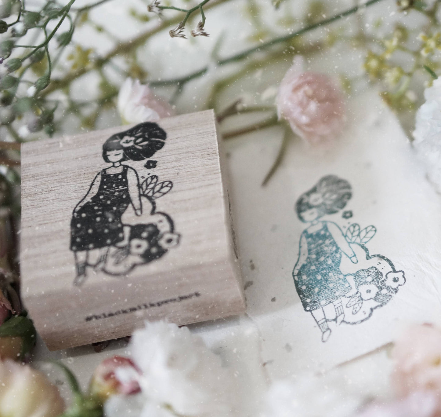 NEW! Black Milk Project - Bloom | Rubber Stamp