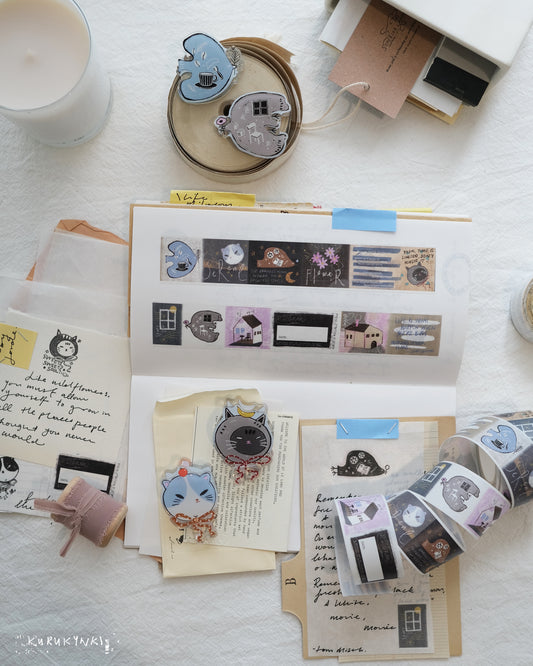 NEW! Kurukynki - Nonchalant | Birds | Acrylic Resin Clips