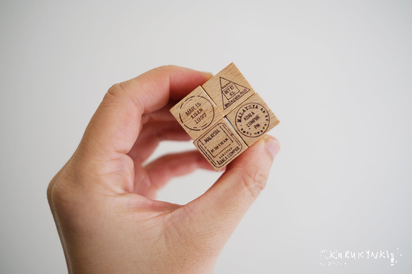 Kurukynki - Postal | 6pcs Rubber Stamp Set