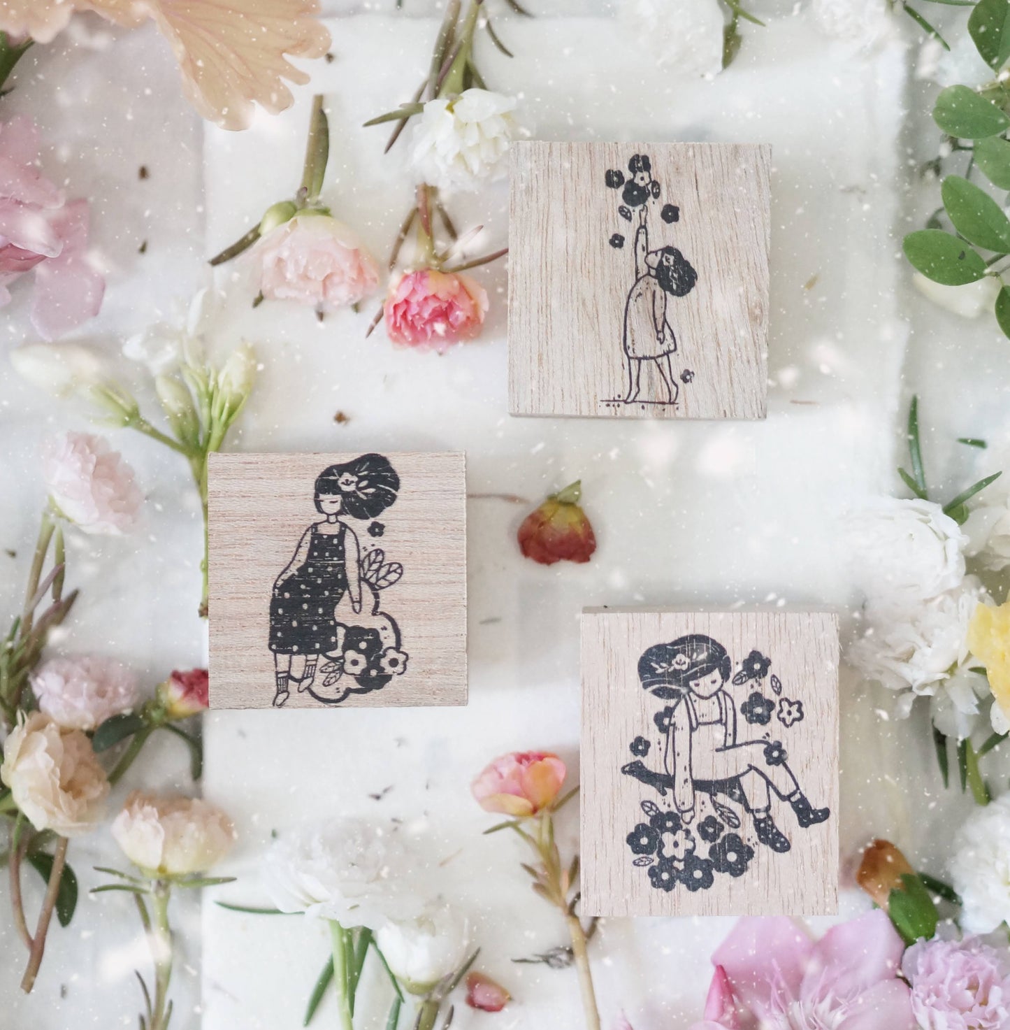 NEW! Black Milk Project - Bloom | Rubber Stamp