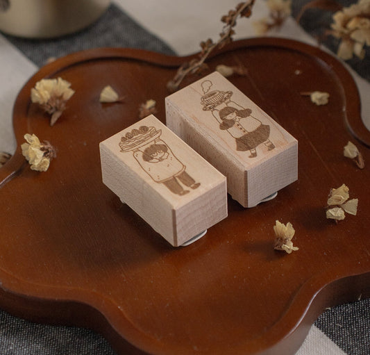 NEW! Sho Little Happiness - Rubber Stamps