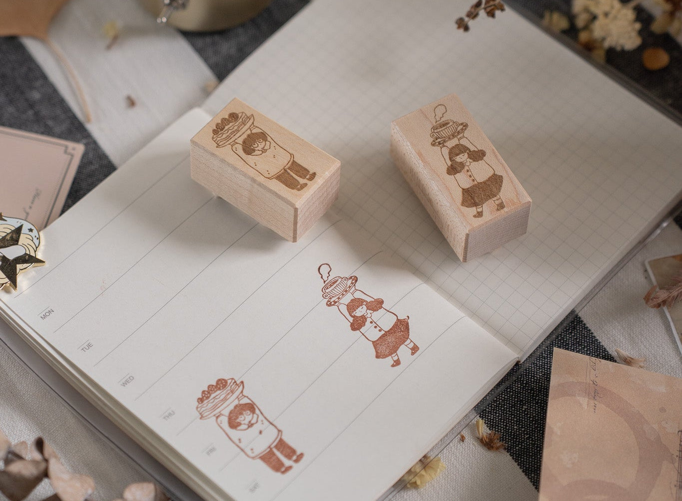 NEW! Sho Little Happiness - Rubber Stamps