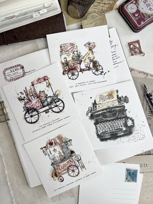 NEW! Black Milk Project - Traveling Stationer | Postcard | Journaling Accessories