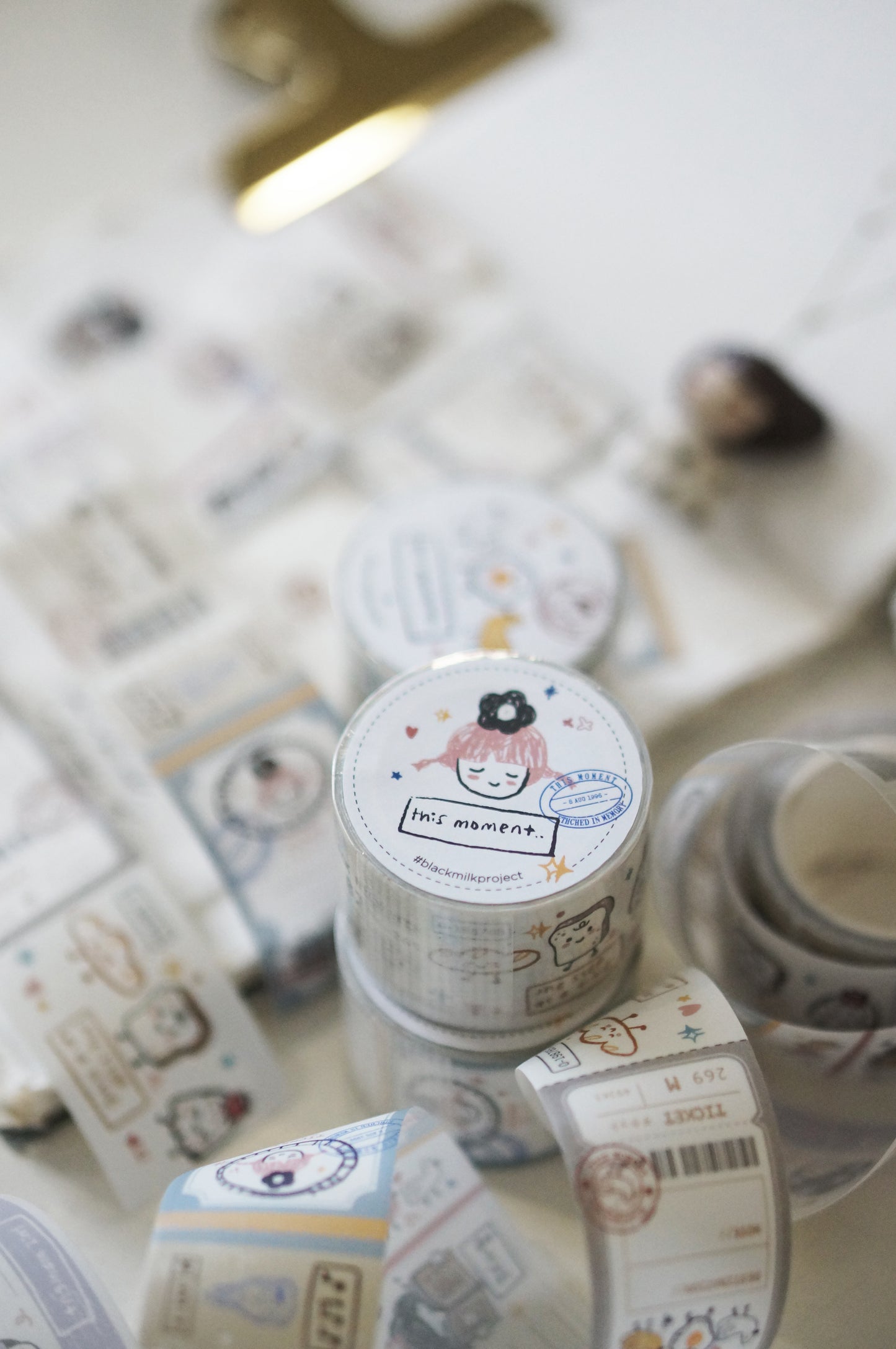 NEW! Black Milk Project - This Moment | 3cm Vellum Tape | Release Paper | 5M