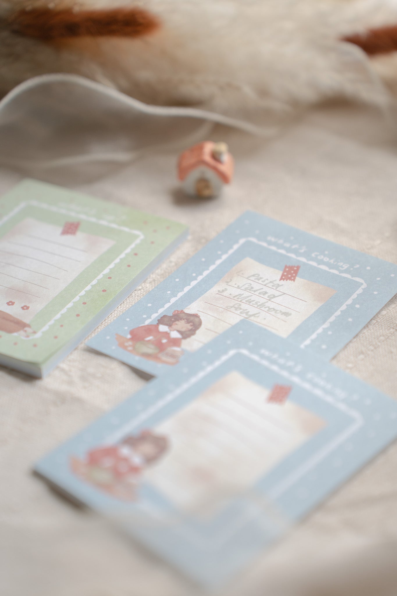 Sho Littlehappiness - What's Up | 50pcs Memo Pad | Ephemera Paper