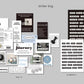 SSS - Enjoy Time | 20pcs Deco Pack | Ephemera Paper | Sticker