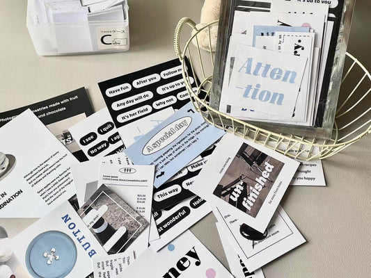 SSS - Enjoy Time | 20pcs Deco Pack | Ephemera Paper | Sticker