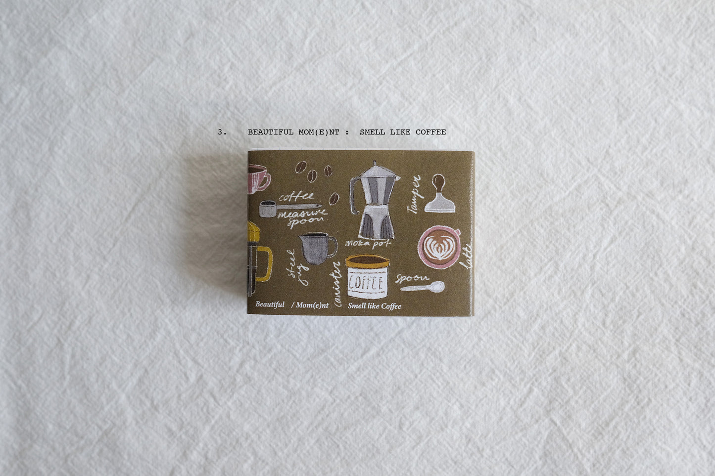 New Kurukynki - Beautiful Moment <Coffee> | 9pcs Rubber Stamp Set