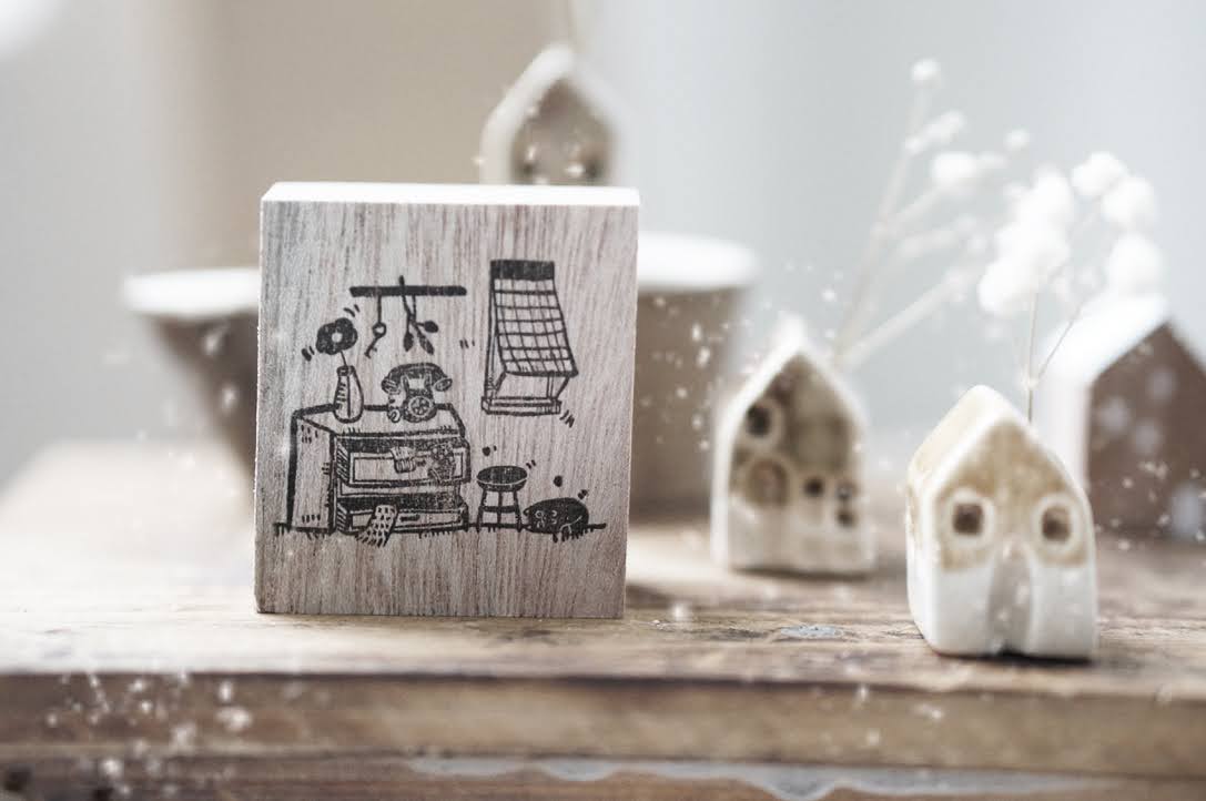 Black Milk Project - Home Sweet Home | Rubber Stamps