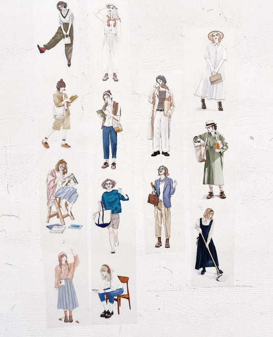 Hairmo - Hello Girls Everyday | 4cm PET Tape |  Release Paper