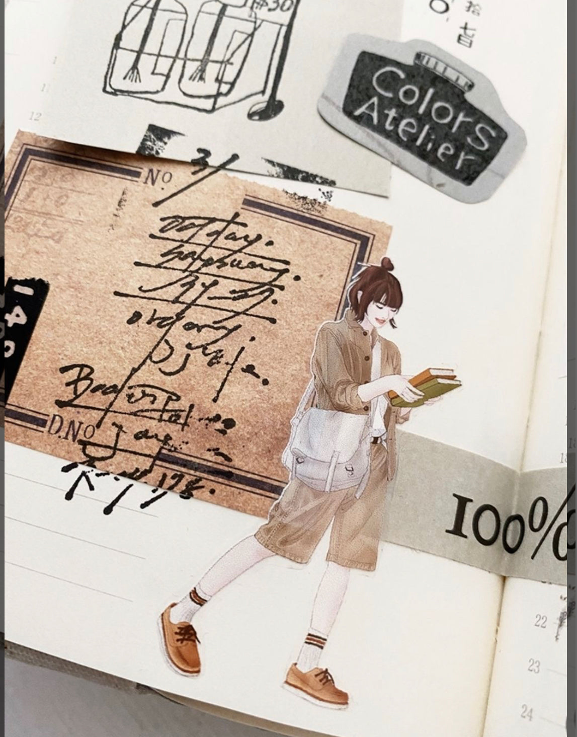 Hairmo - Hello Girls Everyday | 4cm PET Tape | Release Paper