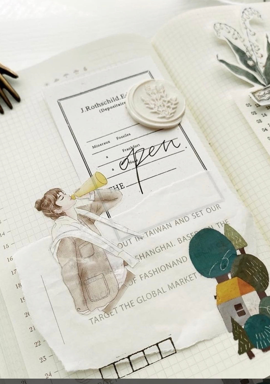 Hairmo - Hello Girls Fashion | 4cm PET Tape |  Release Paper