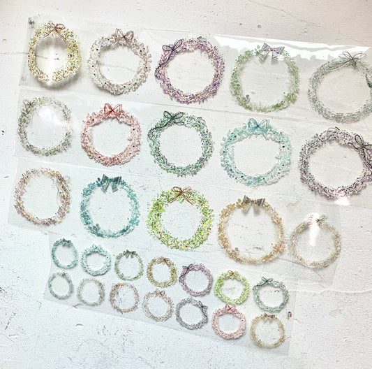 Fairy Maru - 6cm Label #5 | Pearlescent | Release Paper