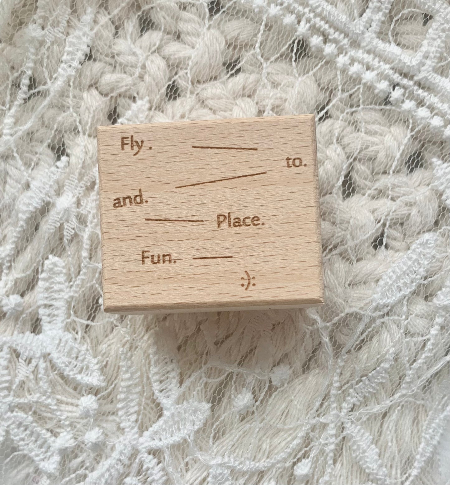 Sue Sauce - Fly To | Rubber Stamps