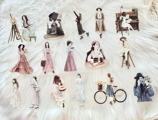 Discontinued!! Suritrue X JS - Aesthete Girls | 8cm PET Tape | Release Paper