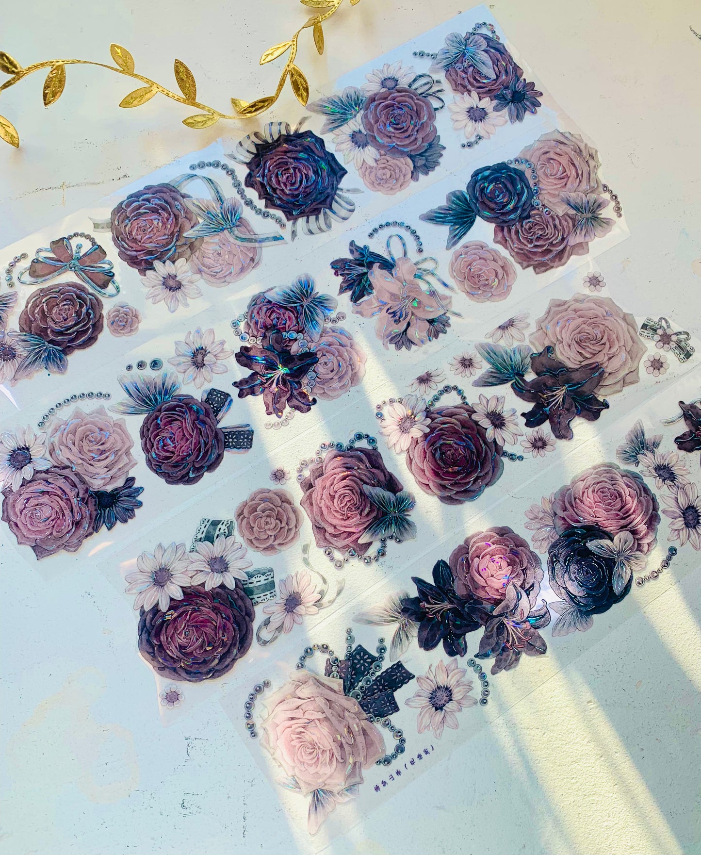 Hakiso Studio - Camellia Purple | 6cm Pearlescent PET Tape | Release Paper