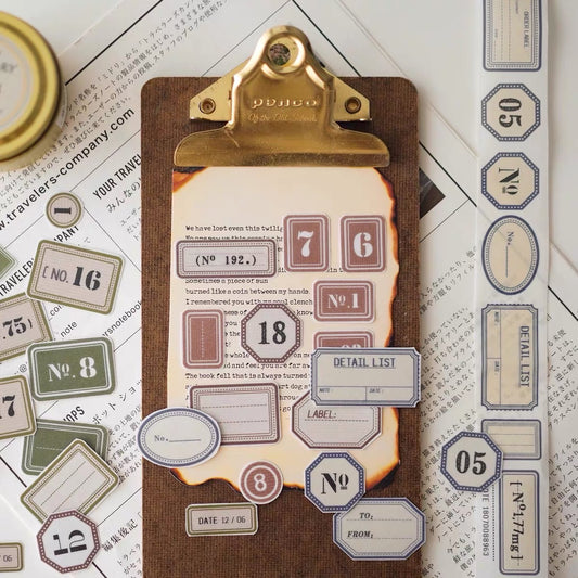 QQY - Label | Basic Washi Tape | Release Paper