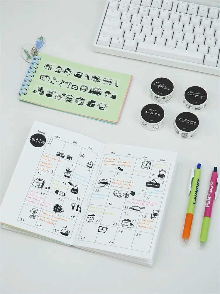 Fstudio- Mini Tape | 2cm PET Tape | Release Paper