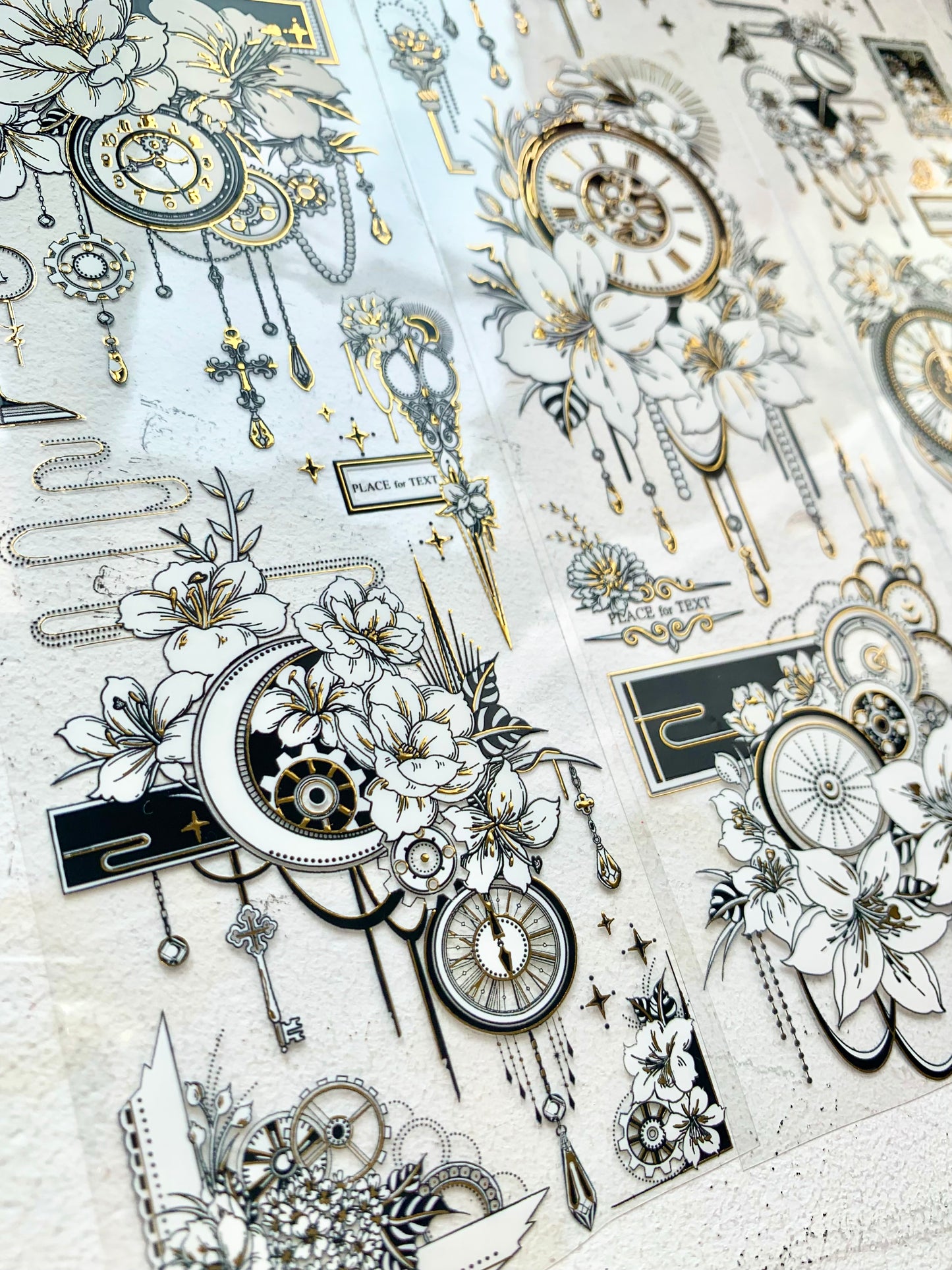 37 Degree - Years | 6cm Laser Gold PET Tape | Release Paper