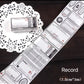 7.5cm Basic Washi Tape - Labels | Release Paper