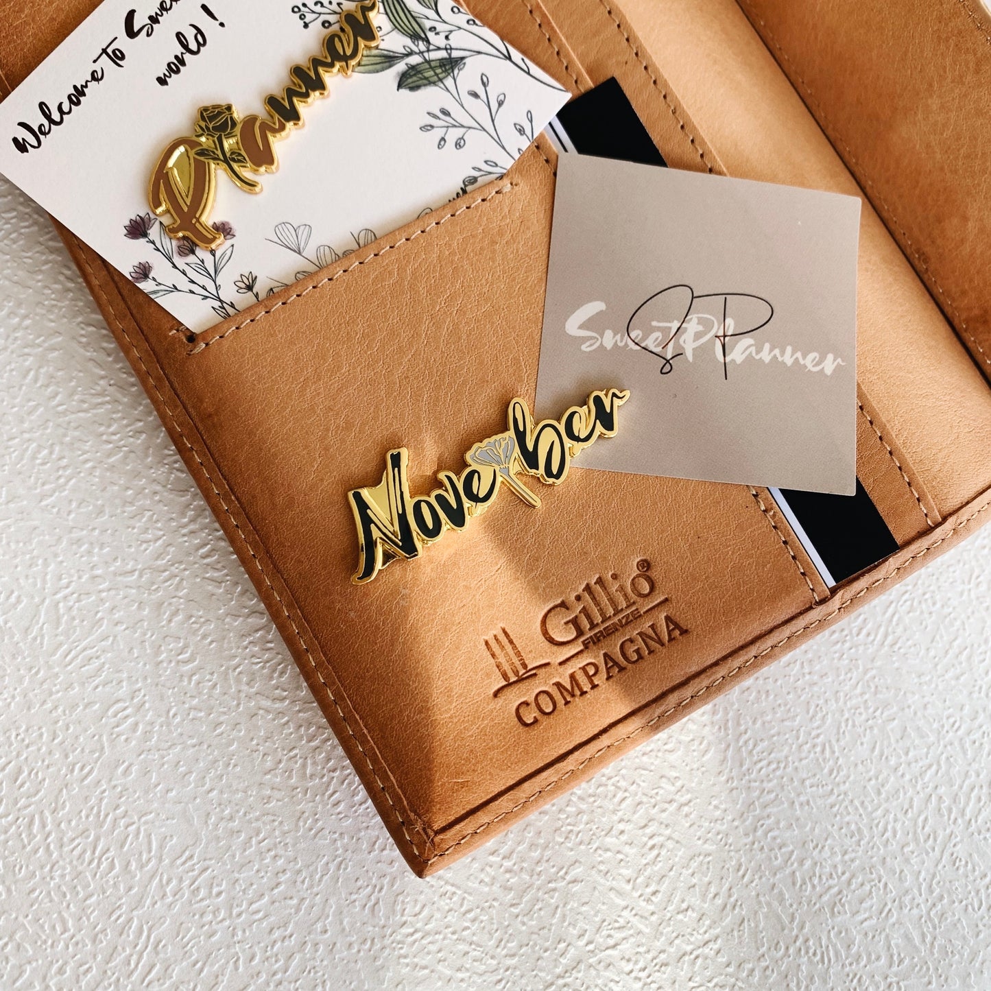 Sweet Planner - Month | Magnetic Pin | Planner Decoration | Bookmark | Journaling Accessories