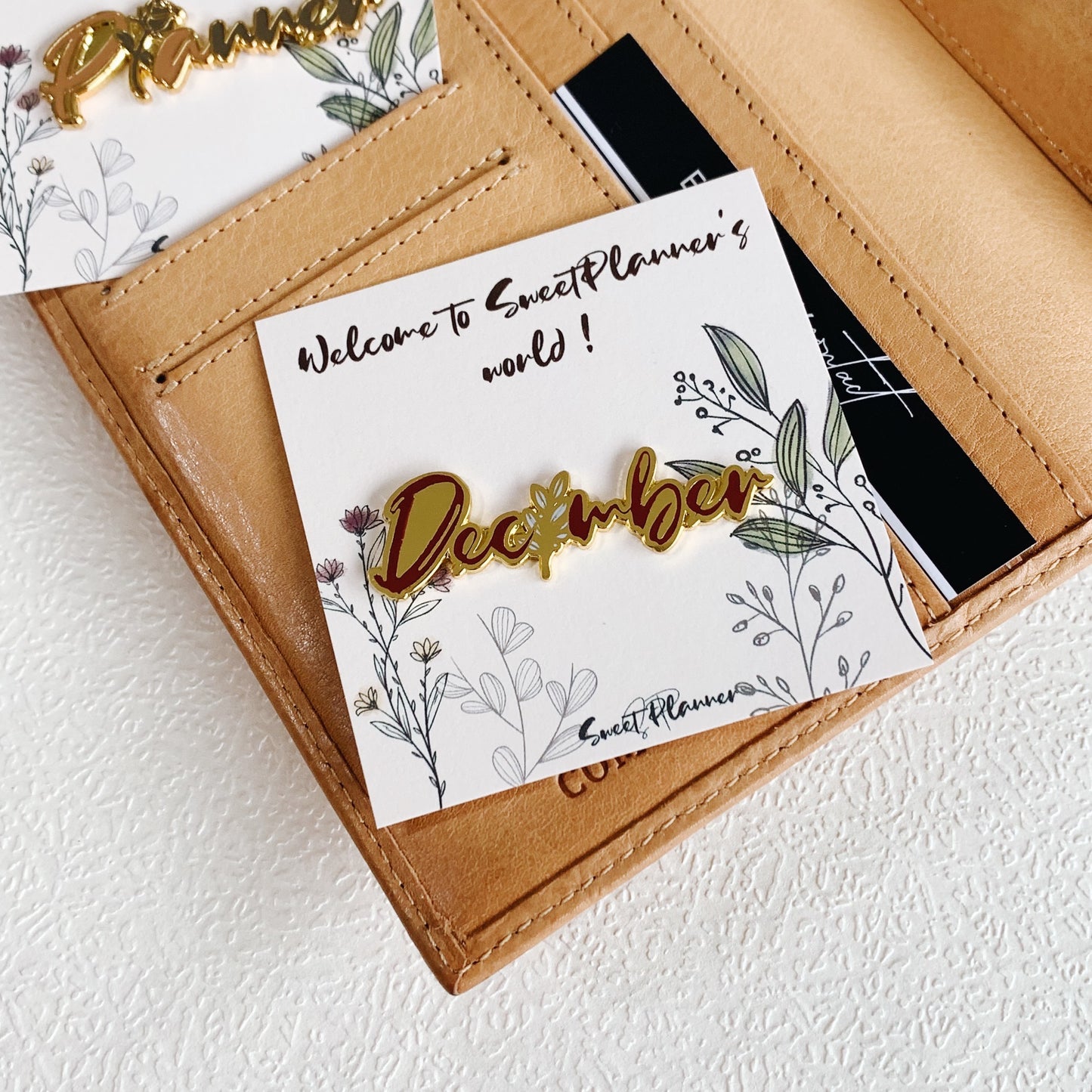 Sweet Planner - Month | Magnetic Pin | Planner Decoration | Bookmark | Journaling Accessories