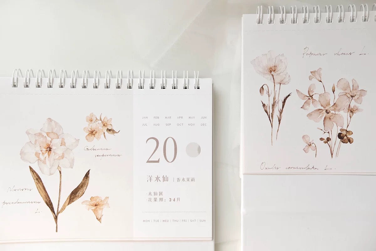 Freckles Tea - Vol.3 Plants Calendar | Ephemera Paper