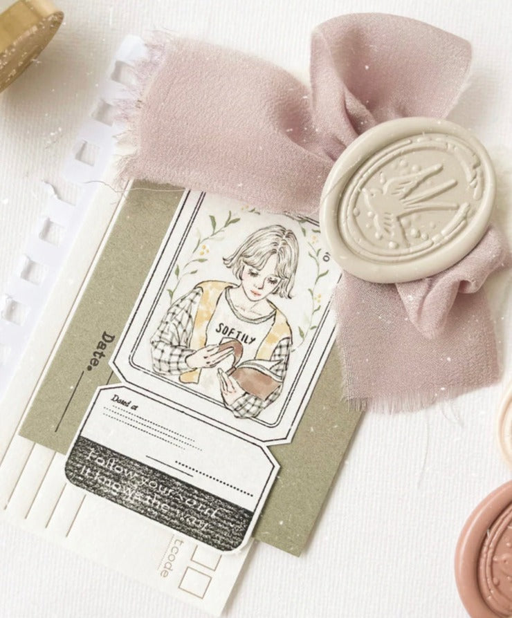 Journal Pages - Swallow Series| Rubber Stamps