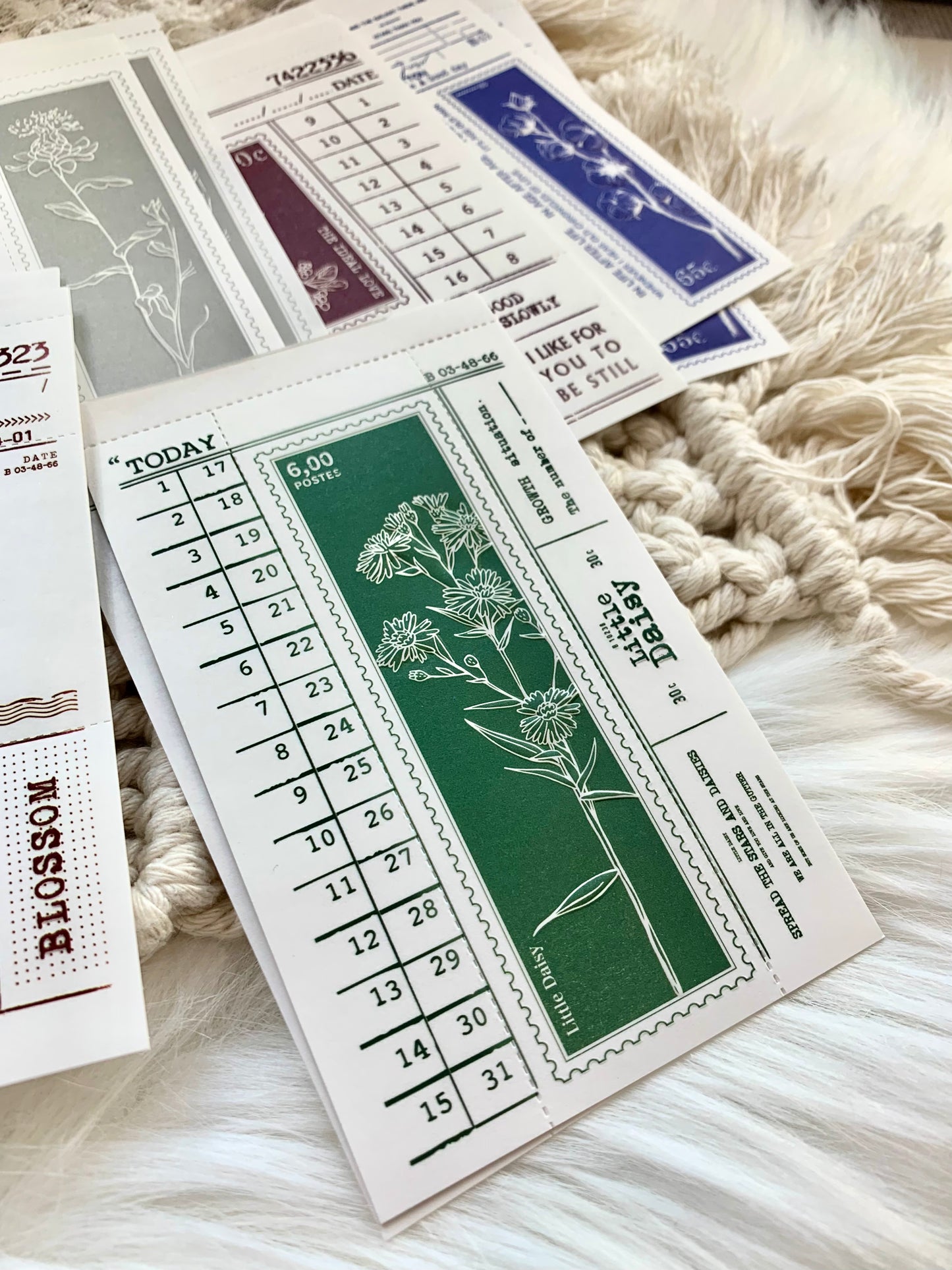 Ephemera Paper - Mottled Memories Series | Embossed | Tooth Line | Ephemera Paper