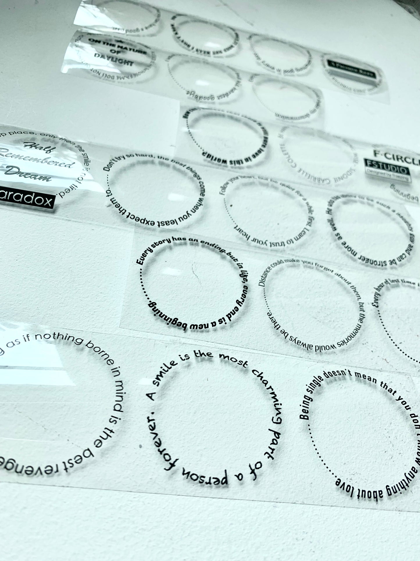 Fstudio- 4.5cm Fcircle | PET Tape | Release Paper