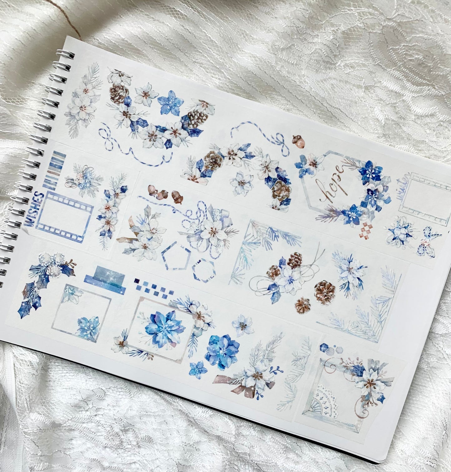 Time Grid - Snow Jingle Bells| Embossed | Release Paper