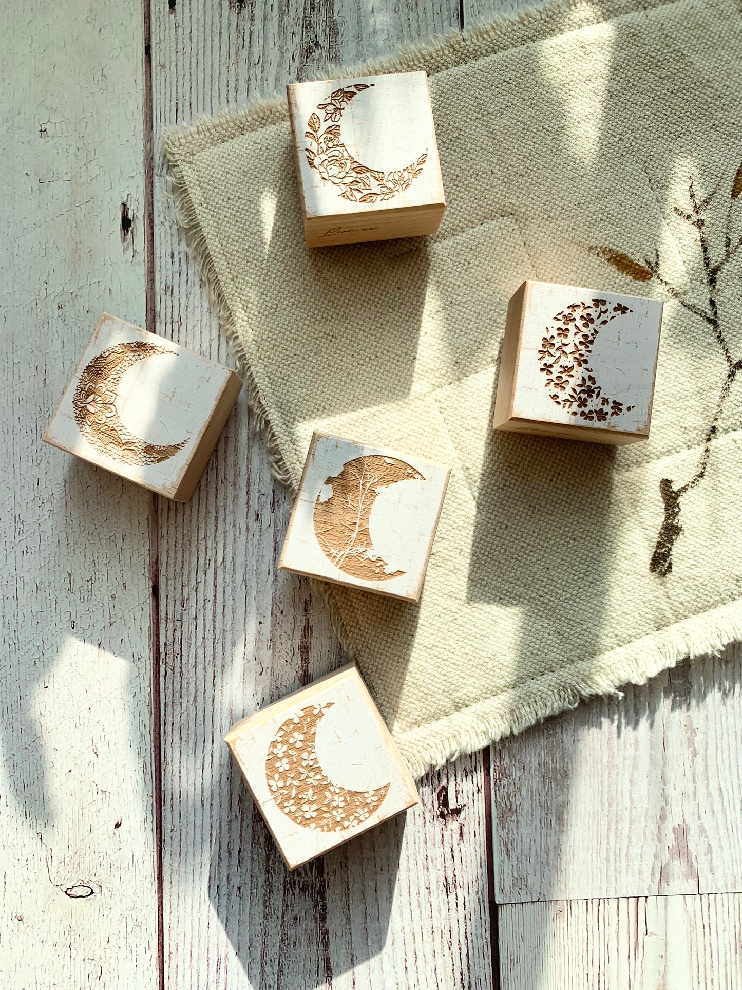 XW Studio - Moon Series | Rubber Stamps