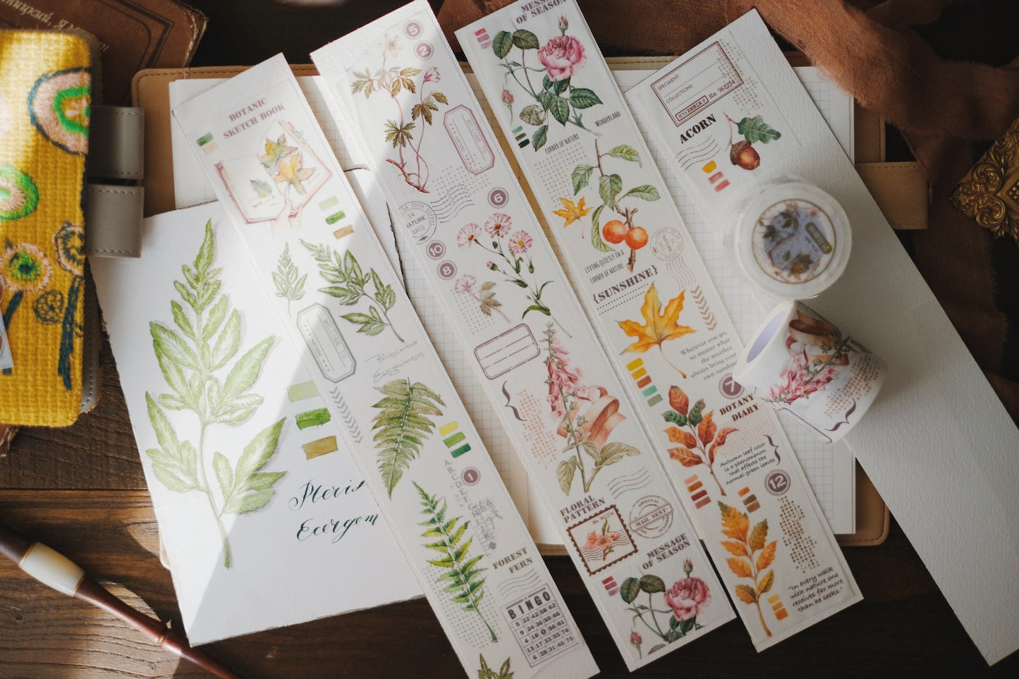 QQY Studio - 5cm Botanic Diary | Washi Tape| Release Paper